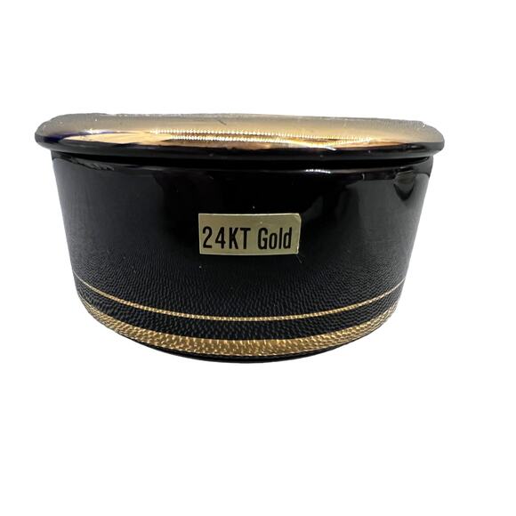 Art Of Chokin Porcelain Trinket Box Butterfly &Hummingbird 24 Gold Trim Set Of 2 - Picture 9 of 11